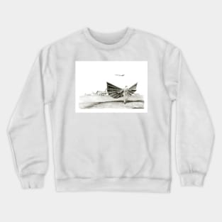 man with wings Crewneck Sweatshirt